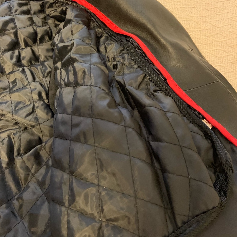 Leather Motorcycle Jacket - Picture 4 of 5